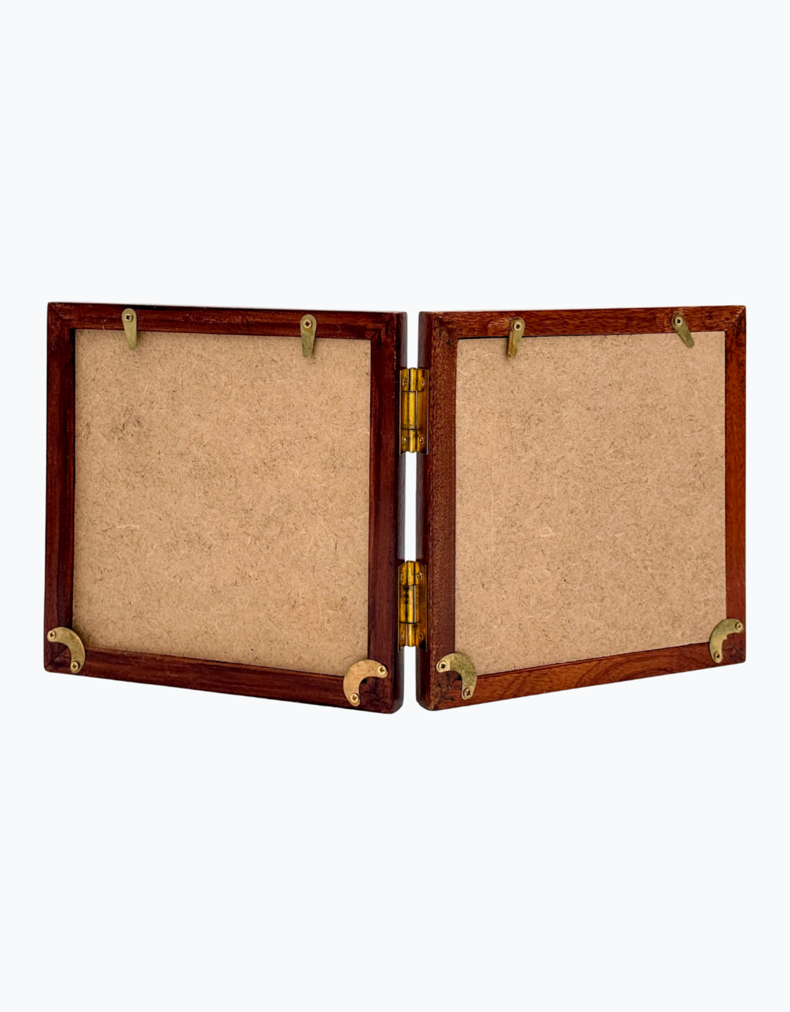 Bunyaad Pakistan Natural Mahogany Striped Duo Frame Hinged