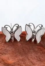 Women's Peace Collection Mother-of-Pearl Butterfly Studs
