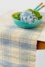 Balizen Vetiver Runner (Bluebell Plaid)