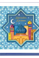 Quilling Card Quilled Ramadan Mosaic Skyine Greeting Card