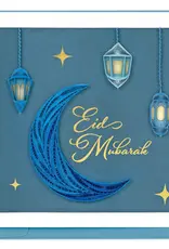 Quilling Card Quilled Moon Eid Mubarak Greeting Card