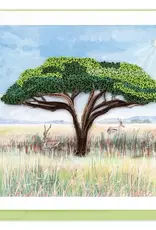 Quilling Card Quilled Acacia Tree Greeting Card