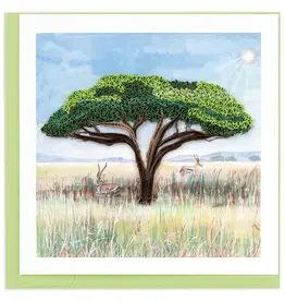 Quilling Card Quilled Acacia Tree Greeting Card