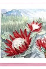 Quilling Card Quilled King Protea Greeting Card