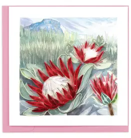 Quilling Card Quilled King Protea Greeting Card