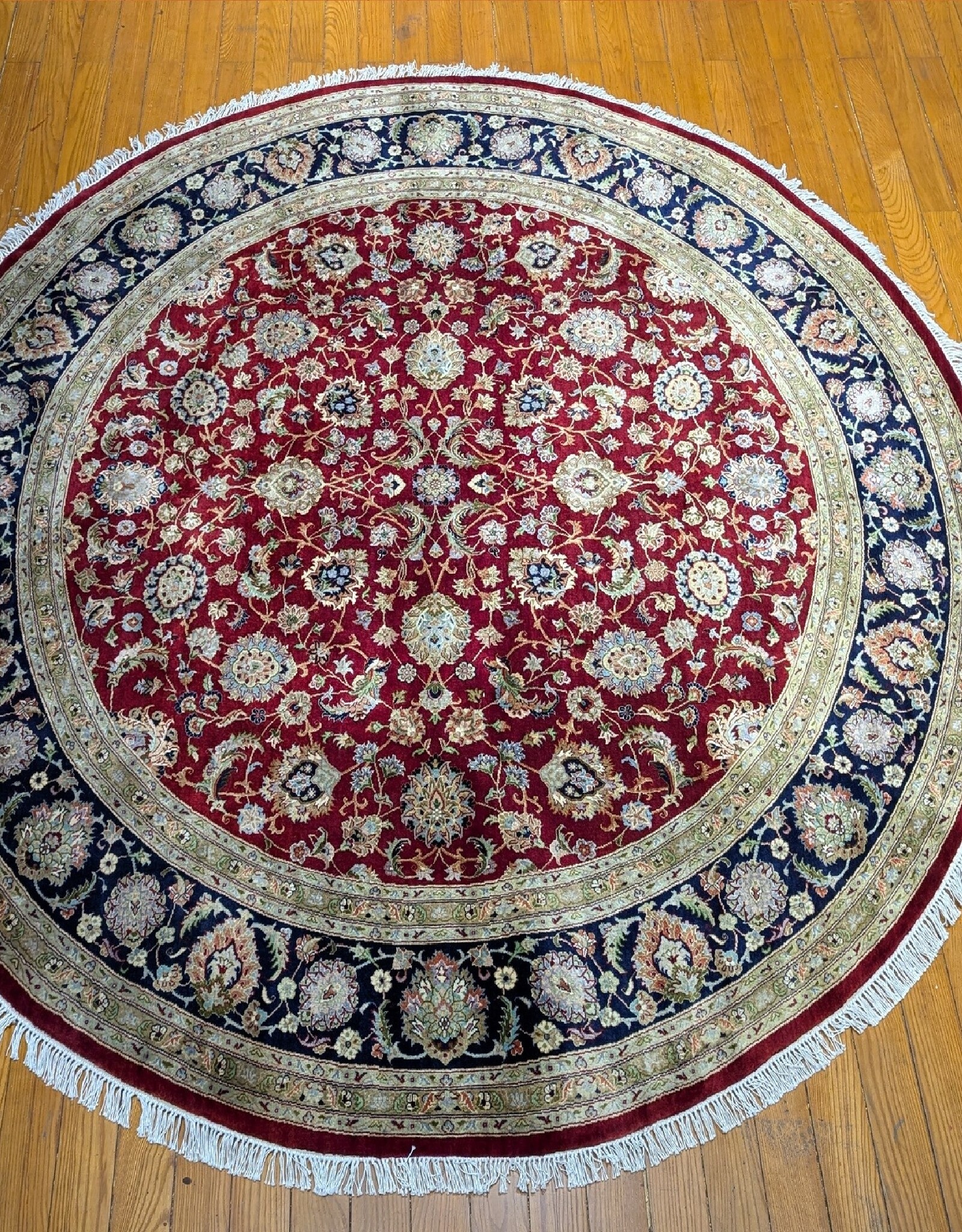 Bunyaad Pakistan 2240653  Red Kashan  7.3 X 7.3
