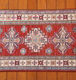 Bunyaad Pakistan 2230786  Red Kazak  2.1 X 3.1