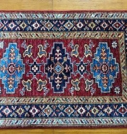 Bunyaad Pakistan 2241027  Red Kazak  1.11 X 3.0