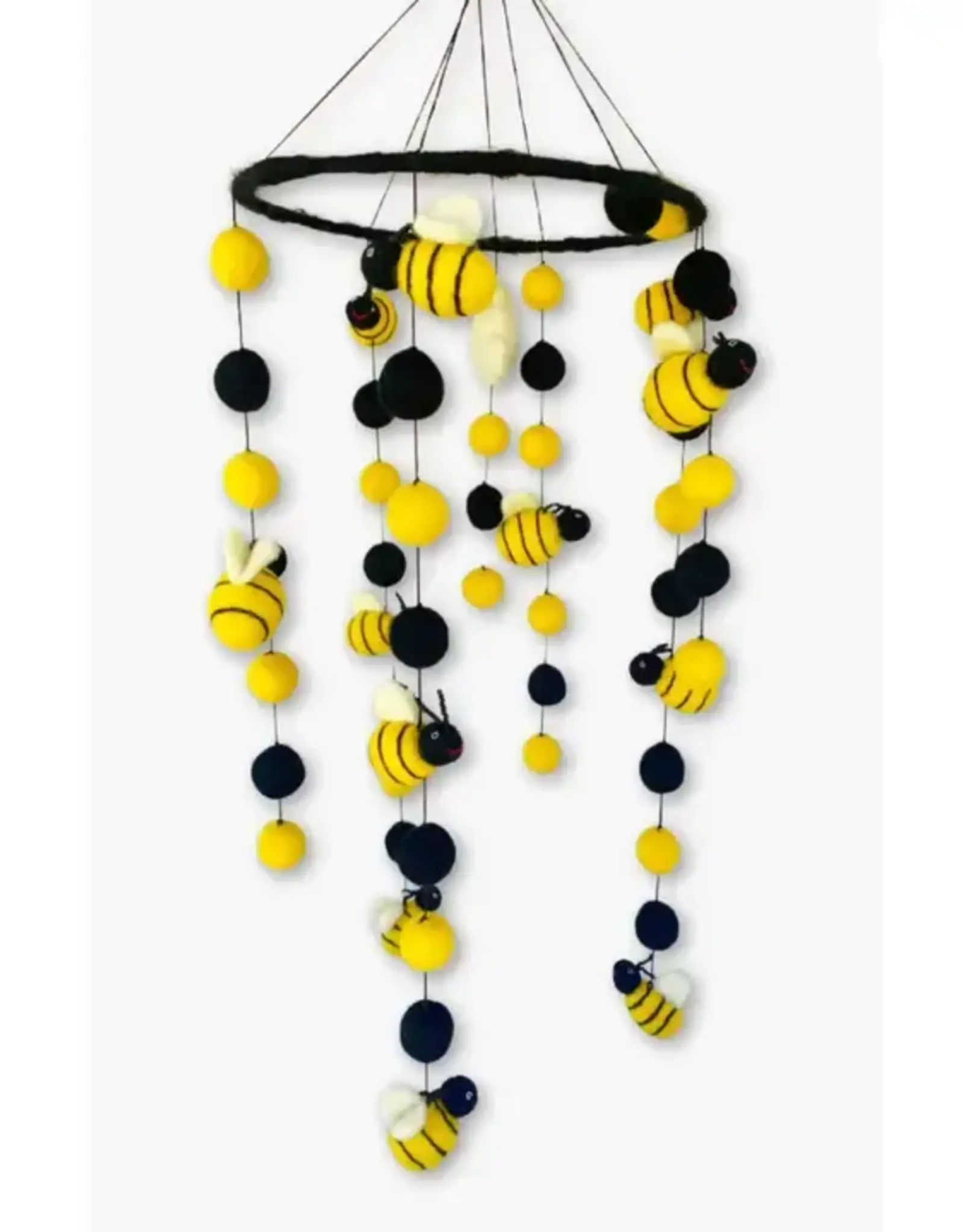 Ganesh Himal Felt Bee Mobile