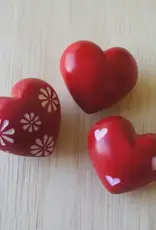 Swahili African Modern Colorful Etched Stone 1.5"