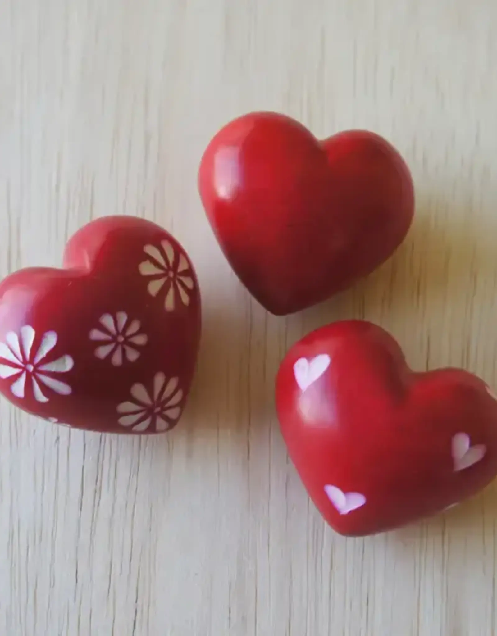 Swahili African Modern Colorful Etched Stone 1.5"