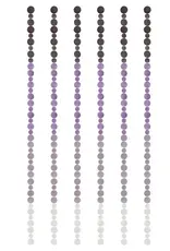 Balizen Capiz Strand (Ombre Lavender Sienna)