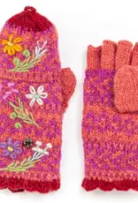Lost Horizons Sadie Wool Finger Mittens - Berries
