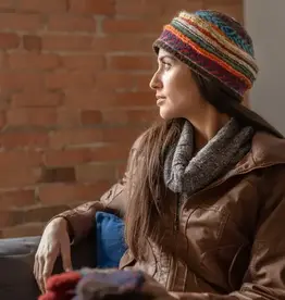 Lost Horizons Nina Wool Braid Beanie (Mesa)