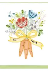 Quilling Card Quilled Easter Carrot Bouquet Greeting Card
