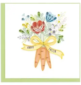Quilling Card Quilled Easter Carrot Bouquet Greeting Card