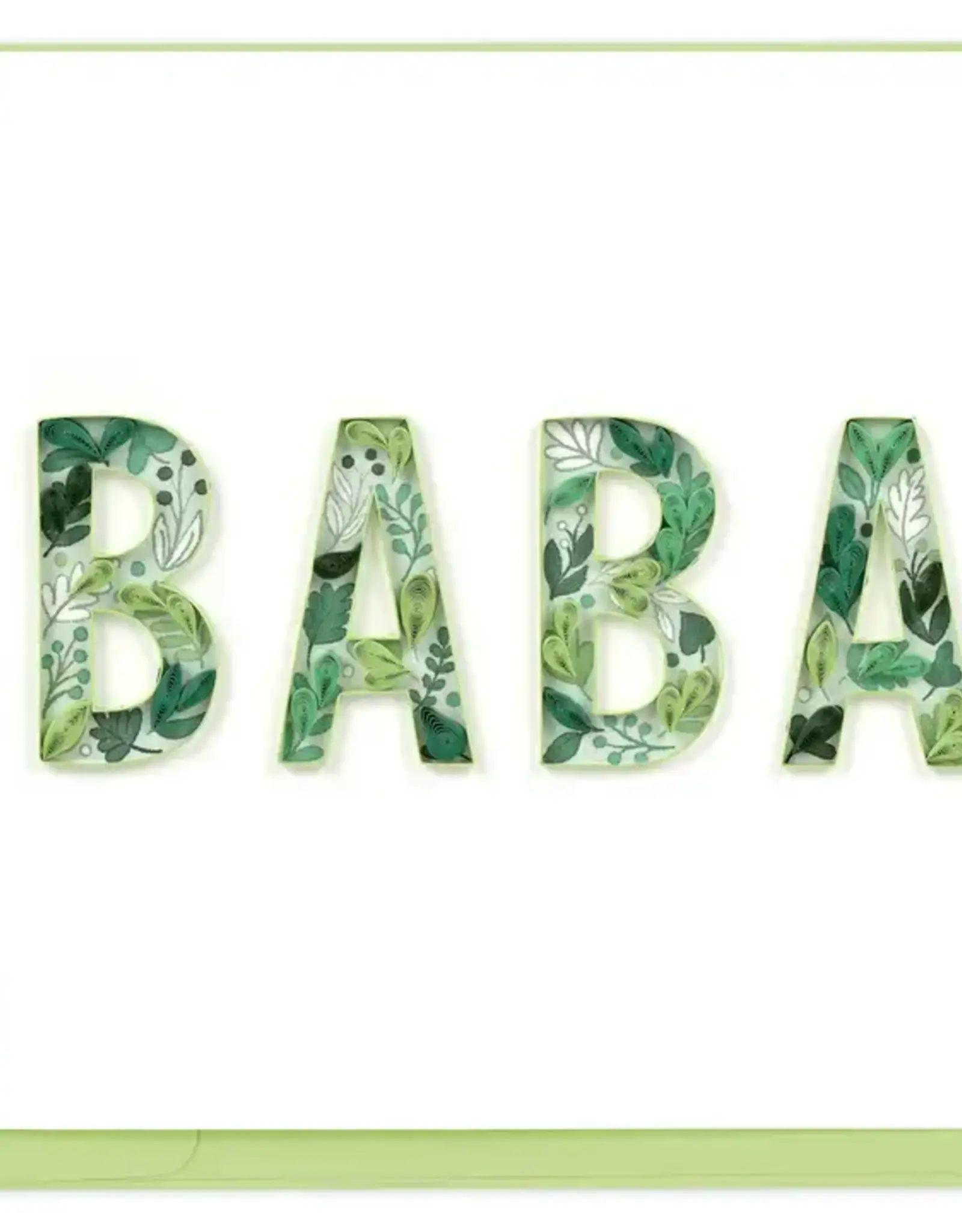 Quilling Card Quilled Baba Greeting Card