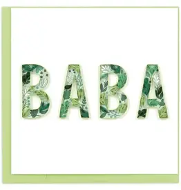 Quilling Card Quilled Baba Greeting Card