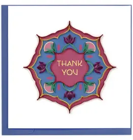 Quilling Card Quilled Radiating Floral Thank You Card