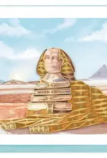 Quilling Card Quilled Great Sphinx of Giza Greeting Card