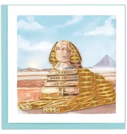 Quilling Card Quilled Great Sphinx of Giza Greeting Card