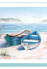 Quilling Card Quilled Shore Boats Greeting Card