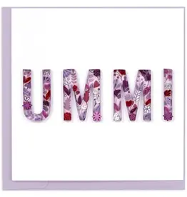 Quilling Card Quilled UMMI Greeting Card