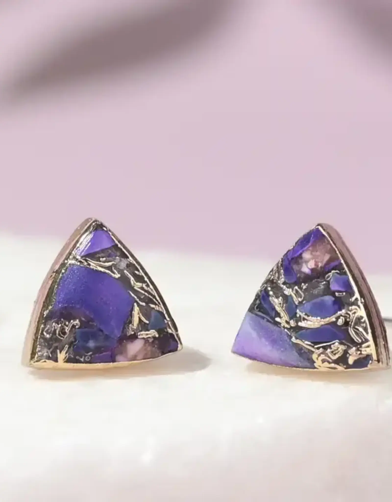 Starfish Project Royal Purple Haven Studs