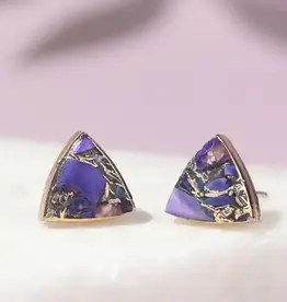 Starfish Project Royal Purple Haven Studs