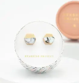 Starfish Project White Turquoise Canopy Stud Earrings