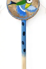 Swahili African Modern Bluebird Spin Drum