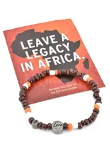 Swahili African Modern Leave a Legacy in Africa Relate Cause Bracelet