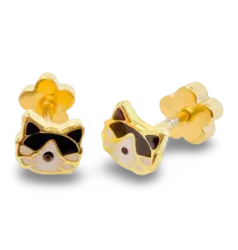 EthicGoods Tiny Cat Stud Earrings
