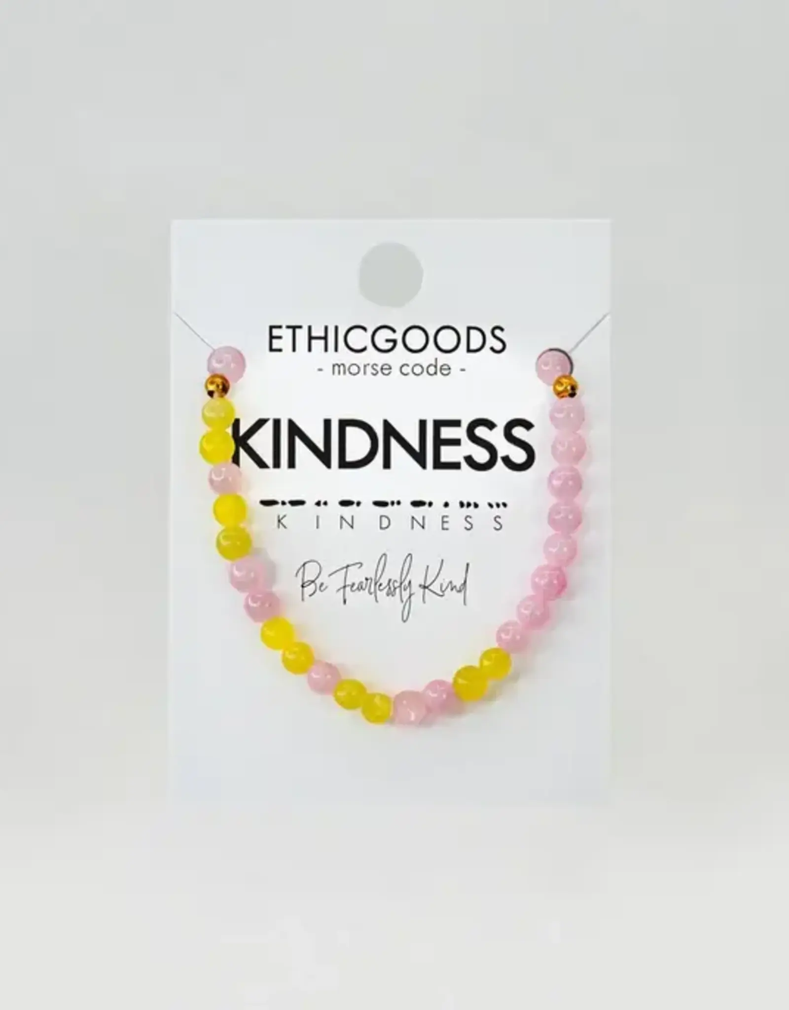 EthicGoods Mini Morse Code Bracelet: Kindness