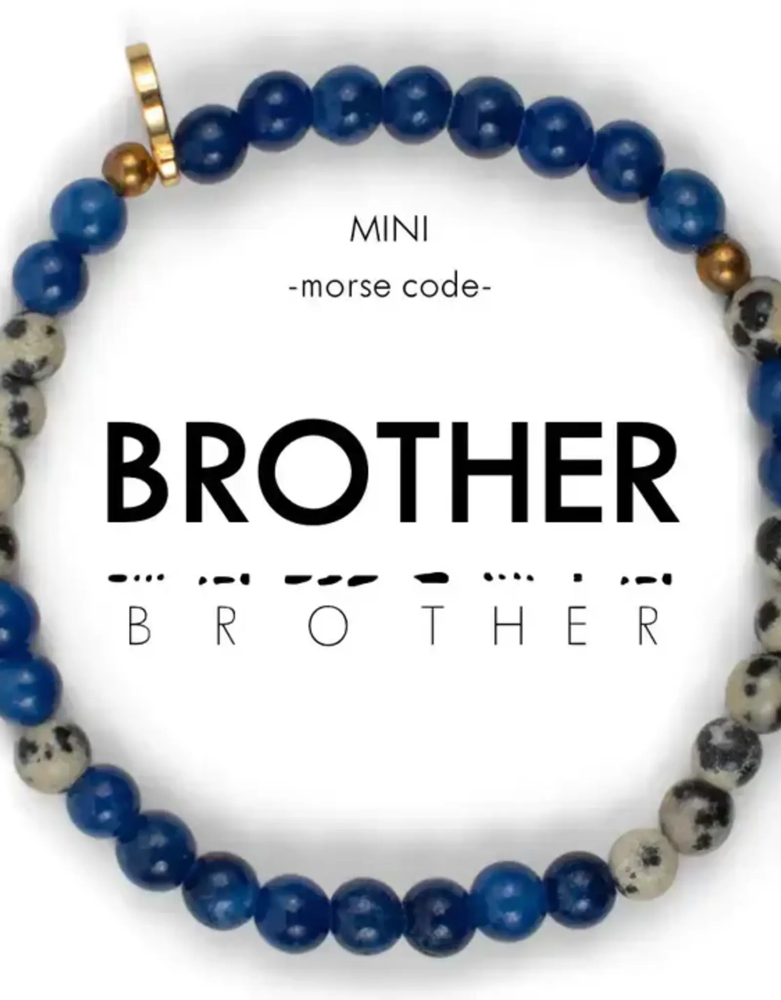 EthicGoods Mini Morse Code Bracelet: Brother