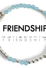 EthicGoods Silver Morse Code Bracelet: Friendship