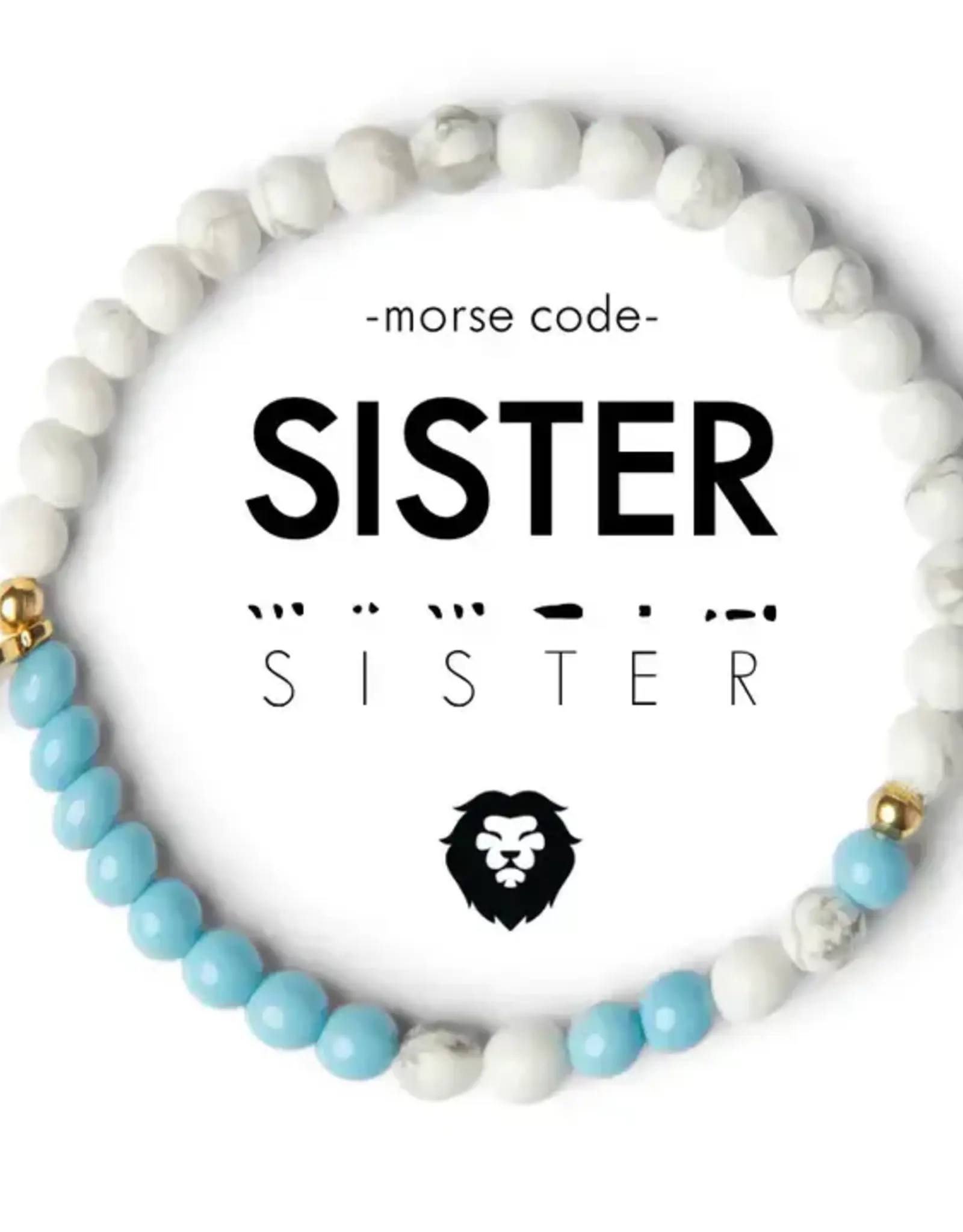 EthicGoods Morse Code Bracelet: Sorority Sister (Alpha Delta Pi)