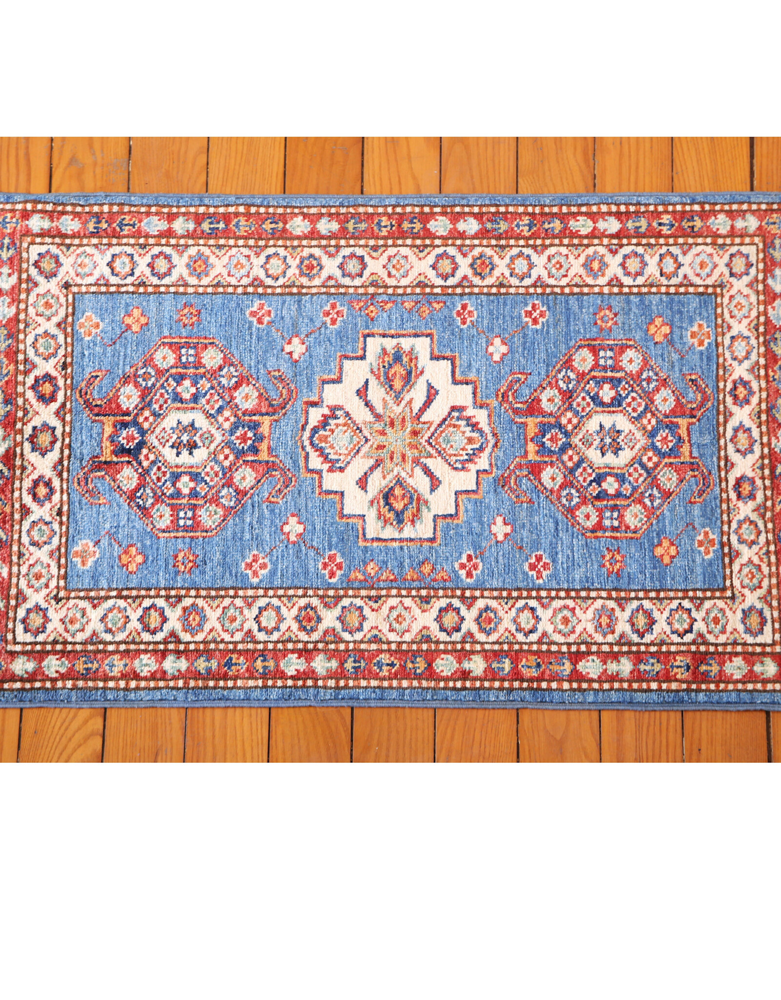 Bunyaad Pakistan 2230791  Blue Kazak  2.1 X 3.0