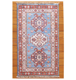 Bunyaad Pakistan 2221237  Blue Kazak  1.11 X 2.11