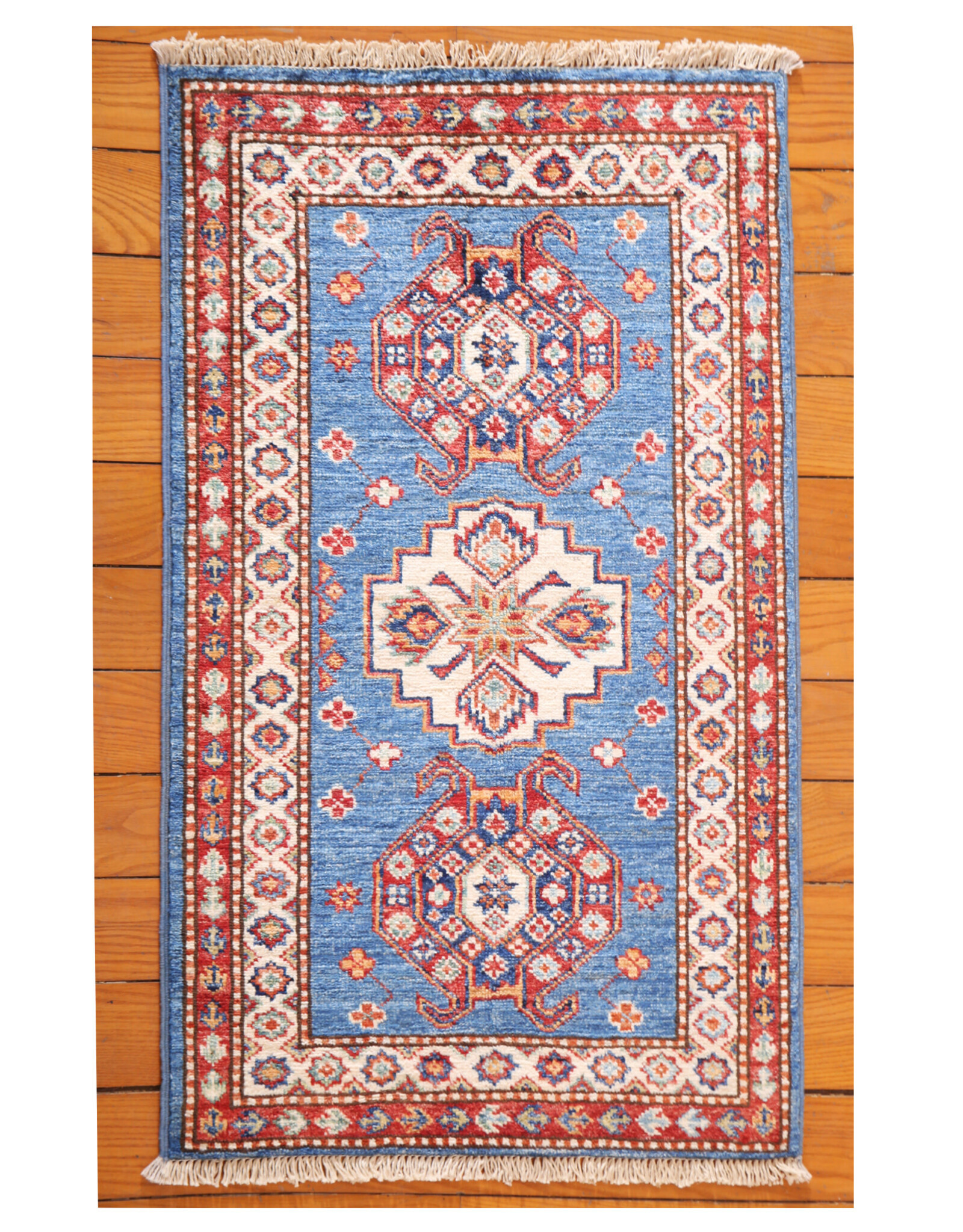 Bunyaad Pakistan 2230781  Blue Kazak  2.1 X 3.0