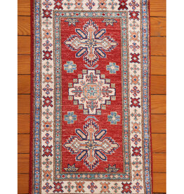 Bunyaad Pakistan 2230786  Red Kazak  2.1 X 3.1