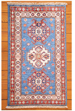 Bunyaad Pakistan 2230792  Blue Kazak  2.0 X 3.0