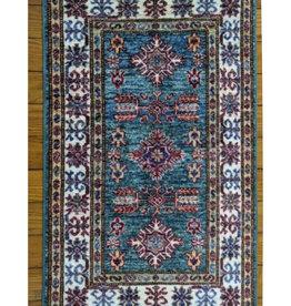 Bunyaad Pakistan 2241026  Green Kazak  2.0 X 3.1