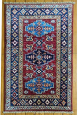 Bunyaad Pakistan 2241027  Red Kazak  1.11 X 3.0