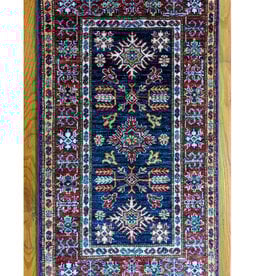 Bunyaad Pakistan 2241034  Blue Kazak  2.0 X 3.0