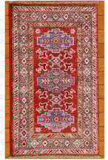 Bunyaad Pakistan 2241037  Red Kazak  2.0 X 3.1