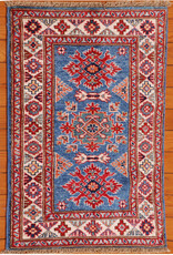 Bunyaad Pakistan 2241038  Blue Kazak  2.1 X 3.2