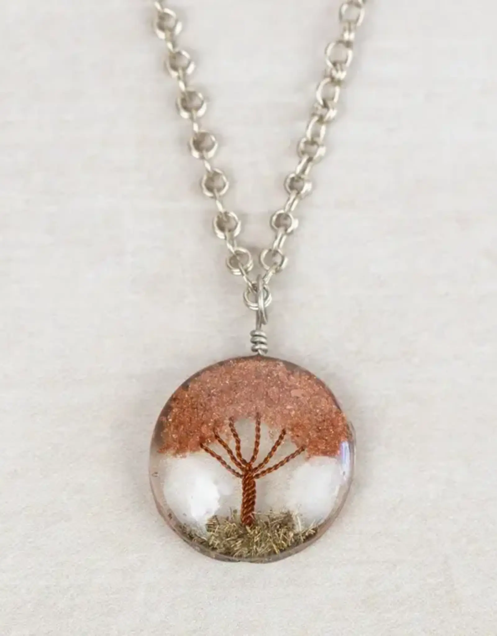 Ten Thousand Villages Sephira Life Tree Pendant Necklace