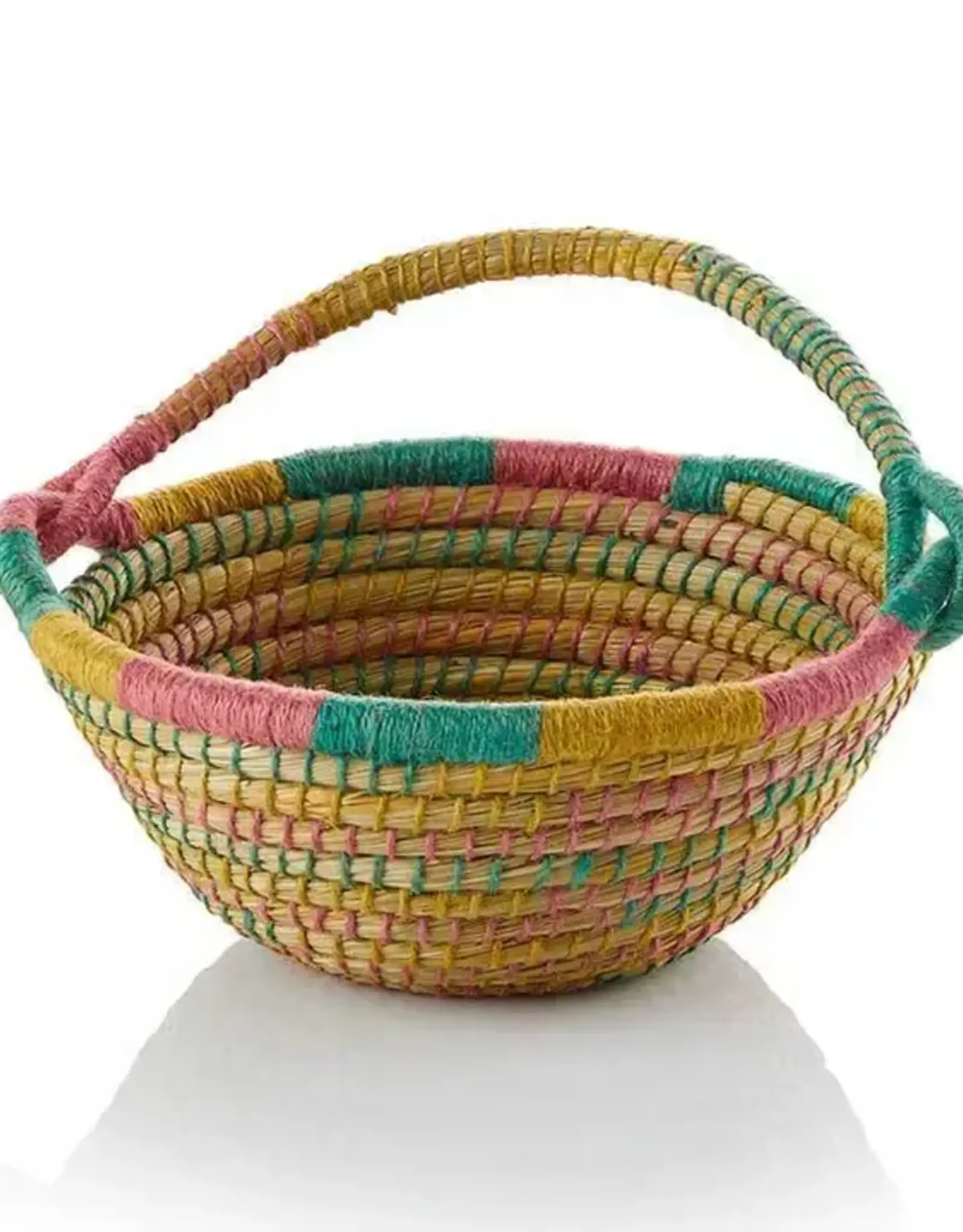 Serrv Pastel Kaisa Grass Easter Basket
