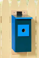 Serrv Blue Mounted Birdhouse